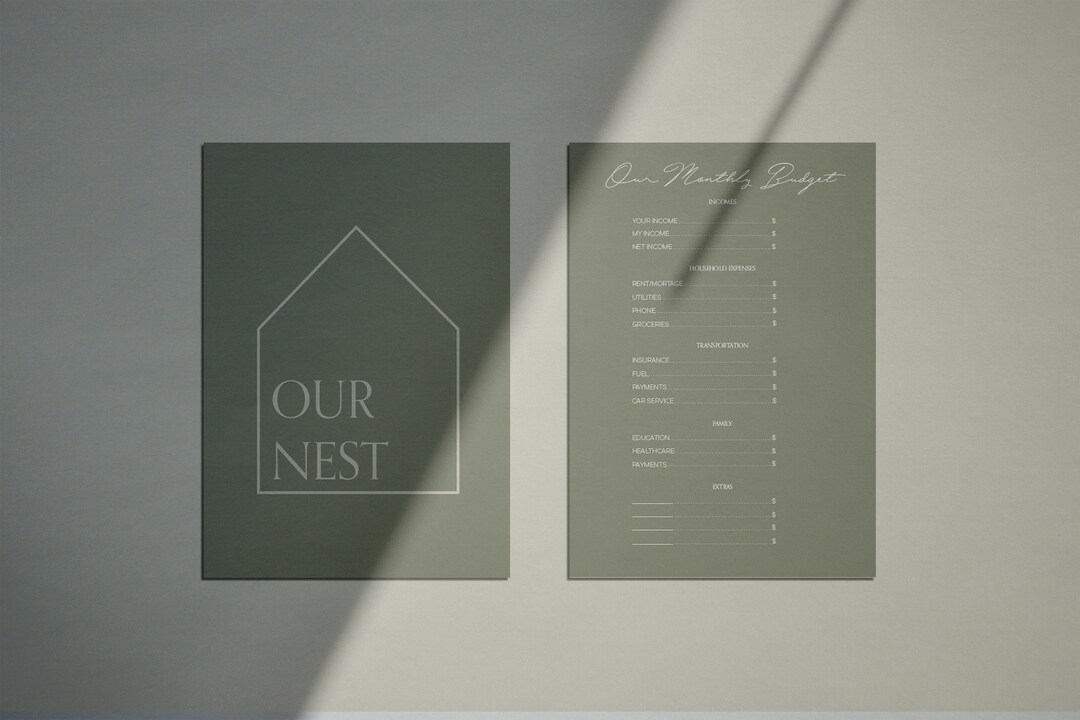 Household Binder Printable | Home Management Binder | Household Planner ...
