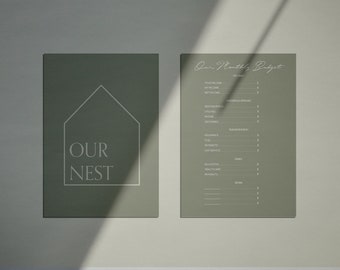 Carpeta del hogar imprimible / Carpeta de gestión del hogar / Planificador del hogar / Planificador imprimible / Planificador familiar / Planificador de gestión del hogar