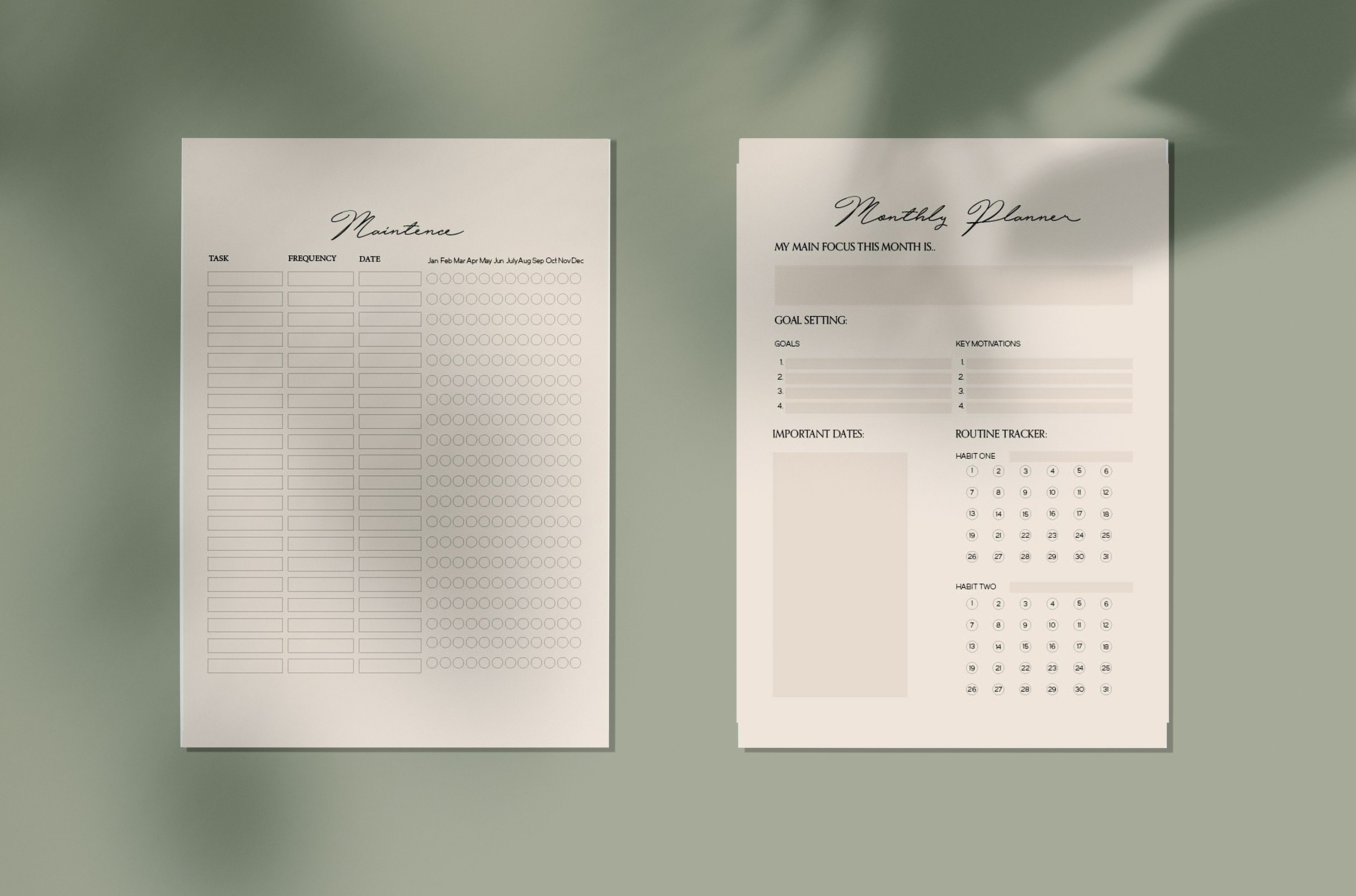 Household Binder Printable | Home Management Binder | Household Planner ...