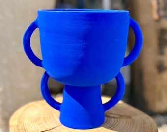VASE BLEU MAJORELLE Marrakech réf 4