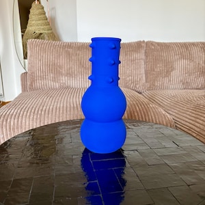 VASE BLEU MAJORELLE fait main