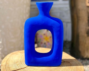 JARRÓN MAJORELLE AZUL Marrakech ref 2