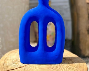 JARRÓN MAJORELLE AZUL Marrakech ref 1