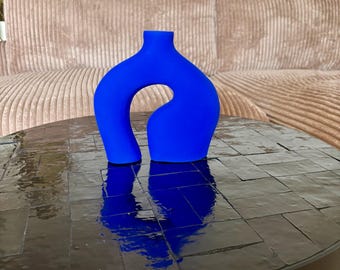 JARRÓN MAJORELLE AZUL Marrakech Alt.22