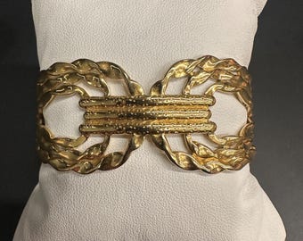 JONC MAROCAIN DORÉ en acier inoxydable - bracelet forme infini