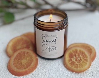 Spiced Citrus Soy Wax Candle
