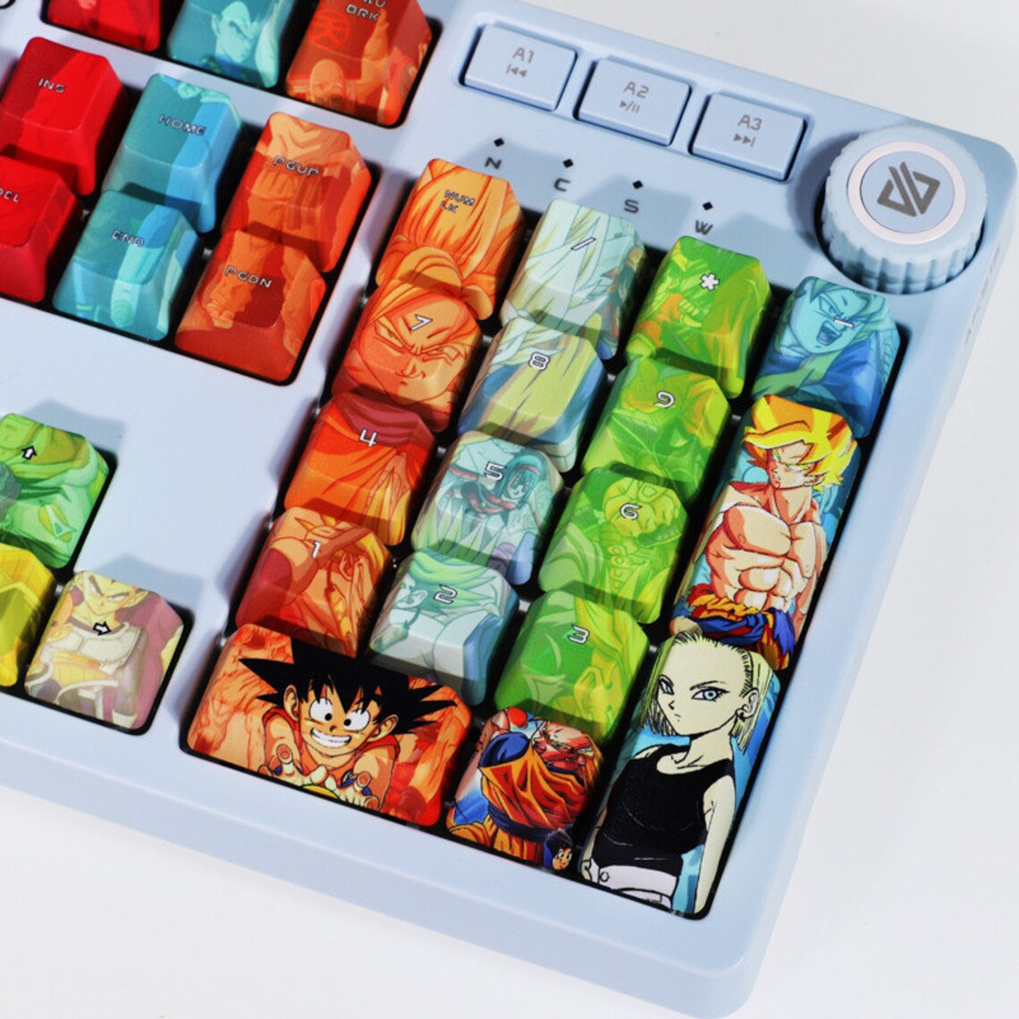A Beautiful Dragon Ball Z 104 Keycap Set Anime Keycap Etsy UK