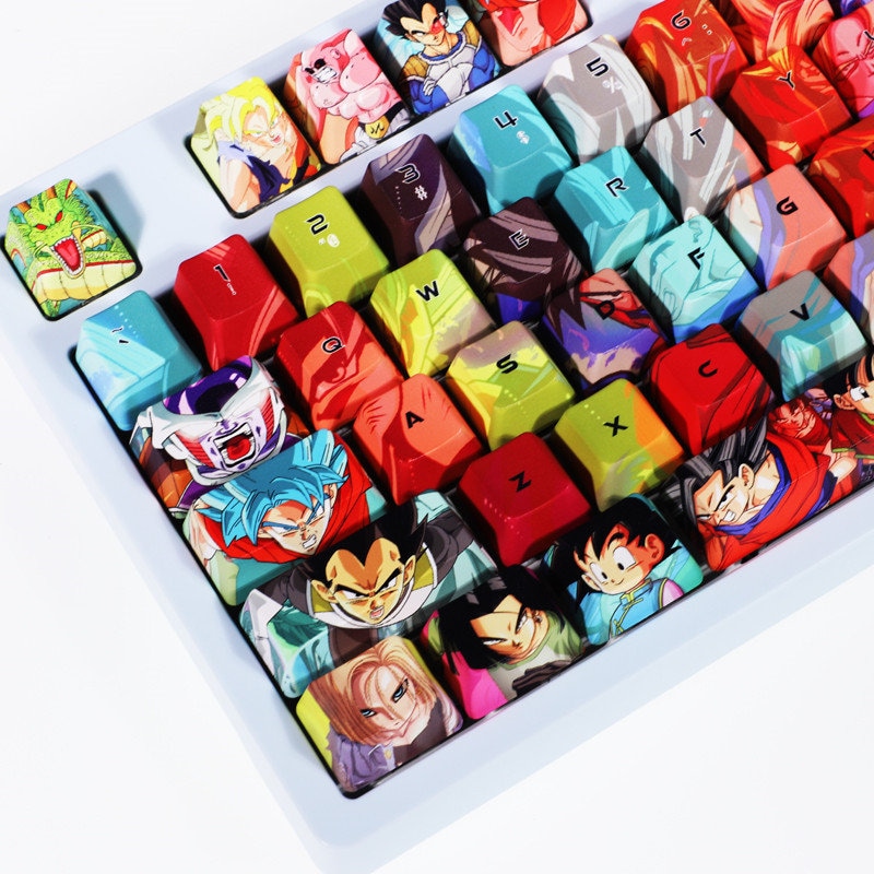 A Beautiful Dragon Ball Z 104 Keycap Set Anime Keycap - Etsy