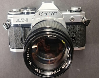 Canon AT 1 + Super Albinar SC AUTO 135mm 1:2.8 - 1977