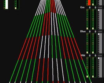 Secuencia navideña de "Wish Liszt by TSO" para un árbol de tiras CCR o Smart Pixel de 16 tiras con una estrella de 6 canales en la parte superior.