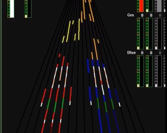 Secuencia navideña de "Es la época más maravillosa del año" para un árbol de tiras CCR o Smart Pixel de 16 tiras con una estrella de 6 canales en la parte superior.