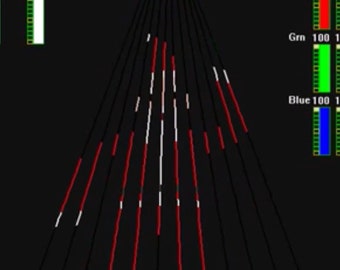 Secuencia navideña a "Disco Santa" para un árbol de tiras CCR o Smart Pixel de 12 tiras con estrella de 6 canales en la parte superior.