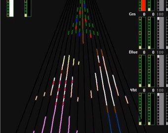 Secuencia navideña a "Rockin Around the Christmas Tree" para un árbol de tiras CCR o Smart Pixel de 16 tiras con estrella de 6 canales en la parte superior.