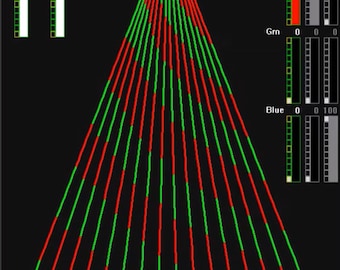 Secuencia navideña de "Linus & Lucy- Charlie Brown Theme" para un árbol de tiras CCR o Smart Pixel de 16 tiras con una estrella de 6 canales en la parte superior.