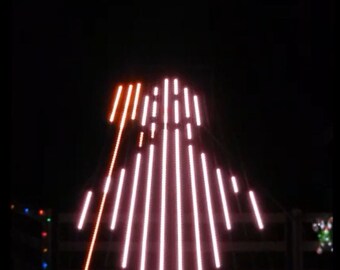Secuencia navideña a "Frosty the Snowman" para un árbol de tiras CCR o Smart Pixel de 16 tiras con estrella de 6 canales en la parte superior.