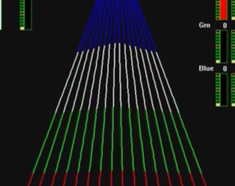 Secuencia navideña de "Toy Sack by Bob Rivers" para un árbol de tiras CCR o Smart Pixel de 16 tiras con una estrella de 6 canales en la parte superior.