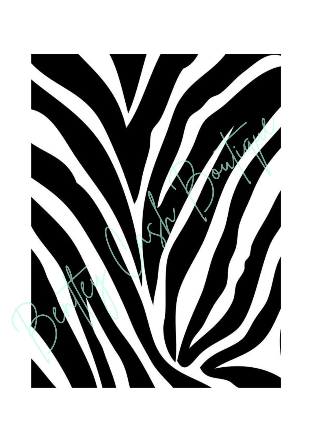Zebra Print Zebra Pattern SVG PNG Digital Download Etsy