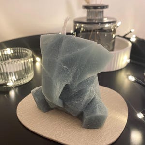 Elefant Kerze / elephant geometric