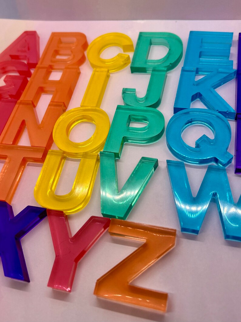 Alphabet Sensory Play Alphabet Fridge Etsy