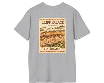 Mesa Verde Tee 3- Pueblo Indians Cliff Palace National Park T-Shirt, Southwest Tee Shirt, Retro Vintage Tee, Nature Lover Gift Shirt,