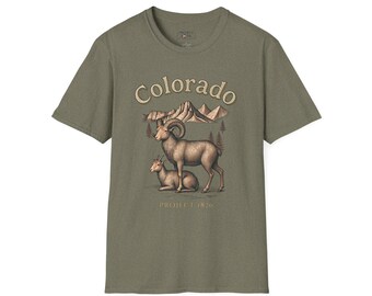 Big Horned Sheep T-Shirt | Bighorn Ram Graphic Tee