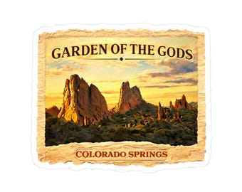 Garden of the Gods Stickers | National Park Landscape Kiss-Cut Sticker