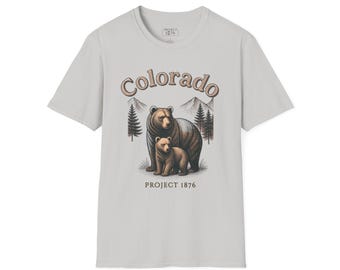 Colorado Bear Illustration T-Shirt | Project 1876