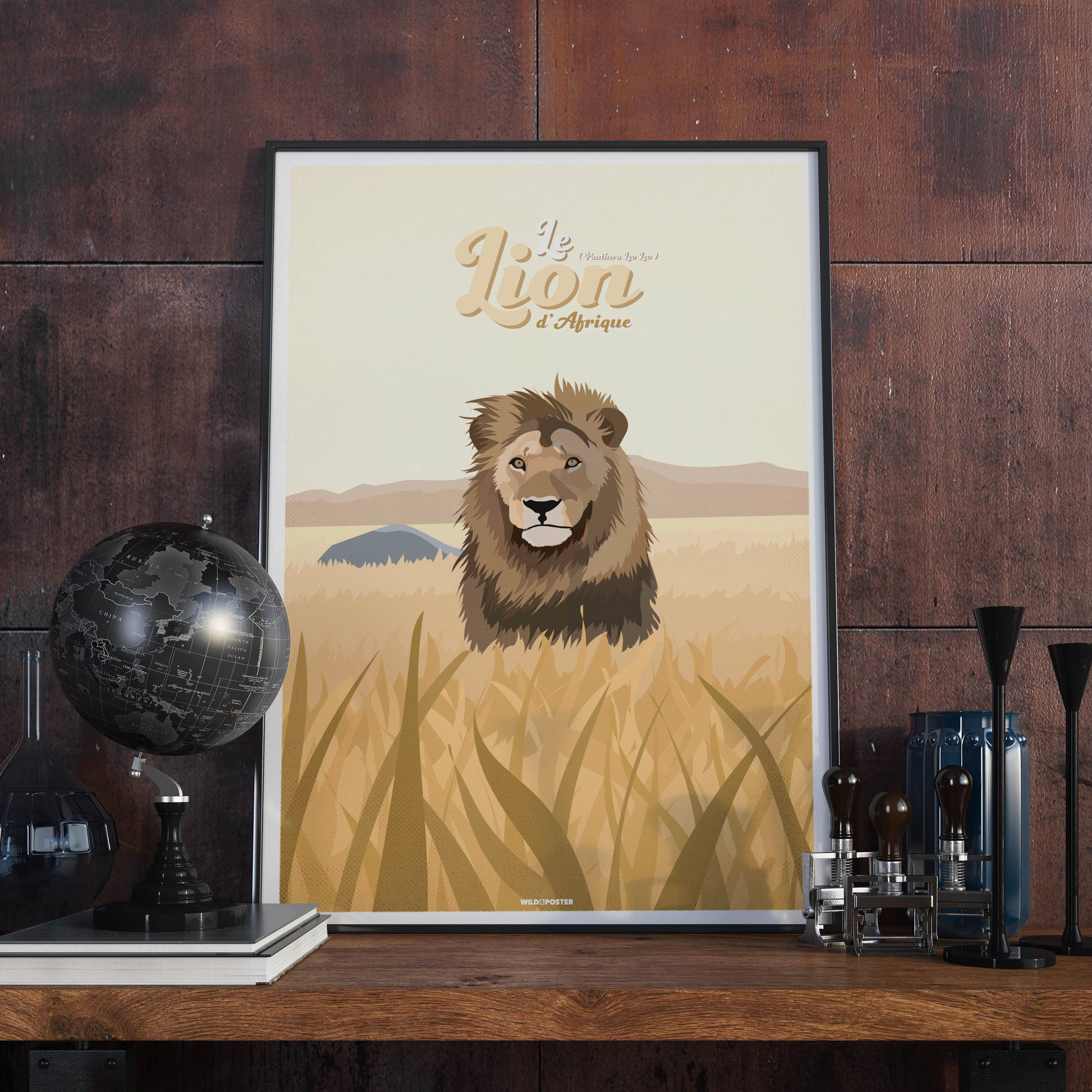 Affiche Lion