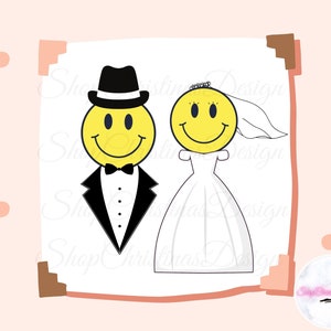 Smiley Face Digital Download SVG PNG JPG, Design Files for Cricut, Silhouette, Decorations, Clothing, Decals, Mugs, happy face svg, wedding