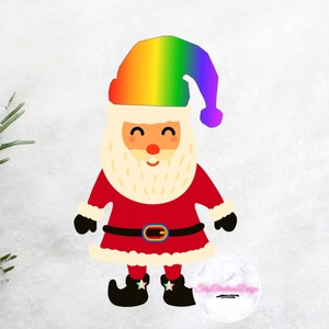 Père Noël, svg père Noël, cadeau de Noël, chemise de Noël svg, svg, png, jpg, Cricut, Silhouette, cadeau svg, téléchargement numérique, impression