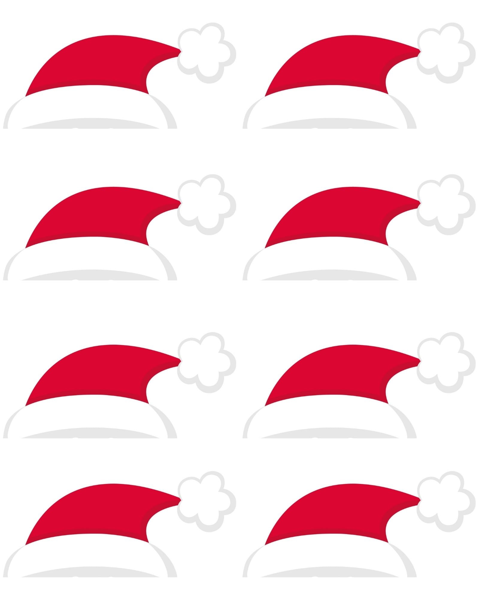 christmas pin the hat on santa! printable download - fun christmas