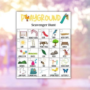 Búsqueda del tesoro en el patio, imprimible, búsqueda del tesoro al aire libre, búsqueda del tesoro en el patio, búsqueda del tesoro para niños, actividades para niños
