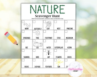 Printable Scavenger Hunt, Nature Scavenger Hunt, Outdoor Scavenger Hunt, Nature Treasure Hunt, Kids Scavenger Hunt, Kids Activities, Games