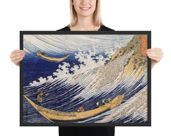 Ocean Waves by Katsushika Hokusai (1603 - 1867)