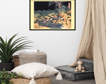 Japanease Art , Hokusai landscape , Fishing landscape