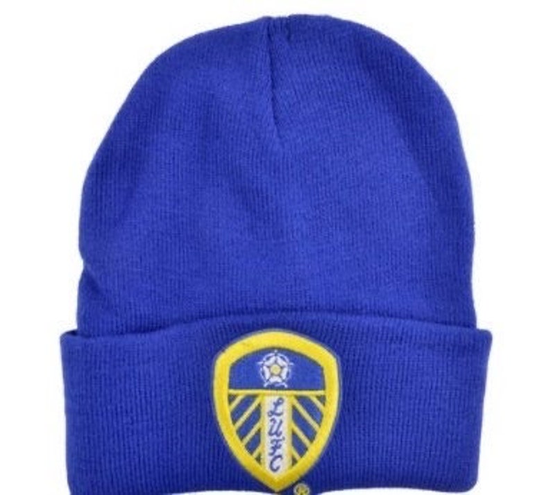 Leeds United Beanie Hat Etsy UK