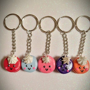 Cute Macaron Keychain