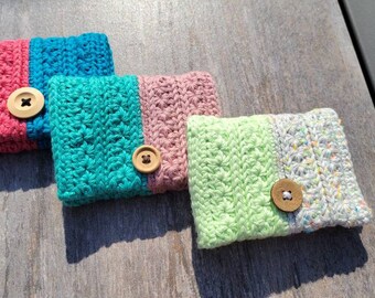 Crocheted Card Holder- Handmade Wallet- Boho Wallet