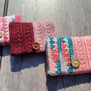 Crocheted Card Holder- Handmade Wallet- Boho Wallet