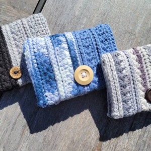 Soporte para tarjetas de ganchillo- Handmade Wallet- Boho Wallet