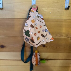Dog Bandana Snaps for Large Dogs – Cute Printed Dog Scarf, Reversible Dog Bib for Stylish Puppies & Big Breeds