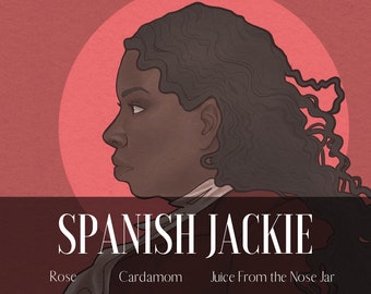 Spanish Jackie Perfume Oil - Inspired by Our Flag Means Death - 1 ml/5 ml - Rose, Cardamom, Nose Jar Juice