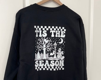 Tis the Season Crewneck | Gildan Crewneck | Trendy Crewneck | Gifts for Her | Santa | Christmas | Holidays