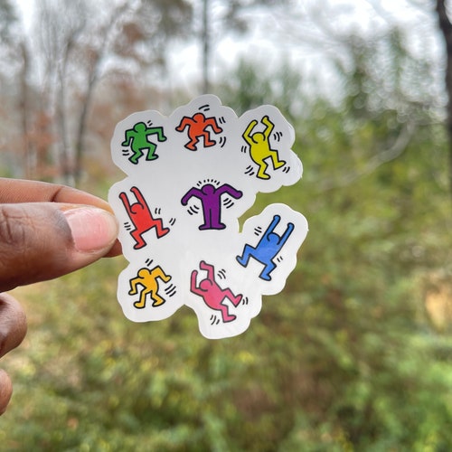 Keith Haring Wall Decal Art Home Decor Wall Sticker Keith Etsy