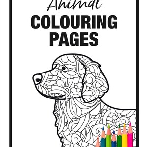 Relaxing Adult Animal Coloring Book