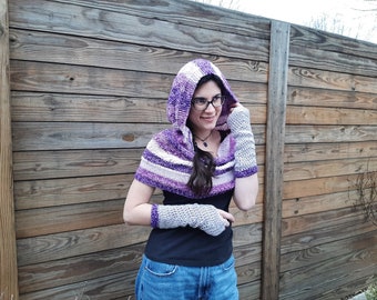 Royal Purples hooded cowl XS/S