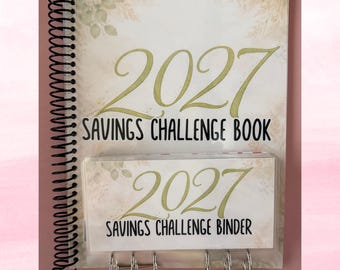 Libro del reto de ahorro 2027 con carpeta