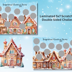 Peperkoek grillige huizen gelamineerd 5x7 besparingen kras weg