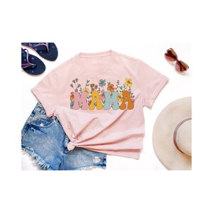 Mama Flower Tshirt l Mothers Day l Flowers