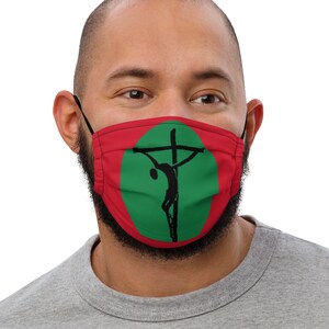 Christ Temple University Flag Premium face mask
